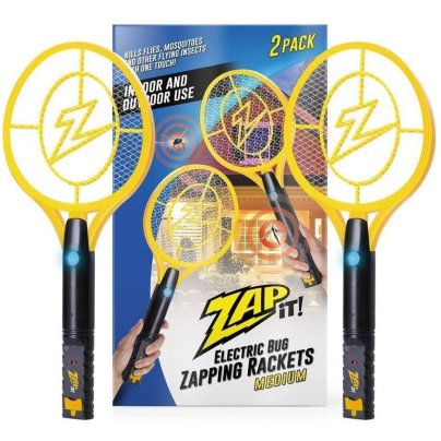 The Best Indoor Bug Zapper Options: Zap It Bug Zapper Twin-Pack Rechargeable Racket