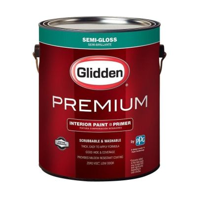 The Best One Coat Paint Options: Glidden Premium Base Semi-Gloss Interior Paint