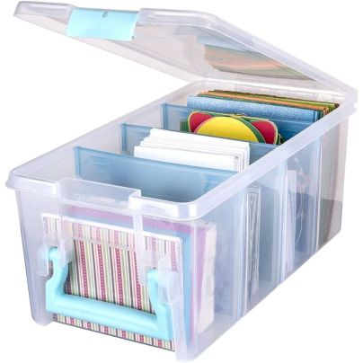 The Best Photo Storage Boxes Options: ArtBin 6925AA Semi Satchel with Removable Dividers