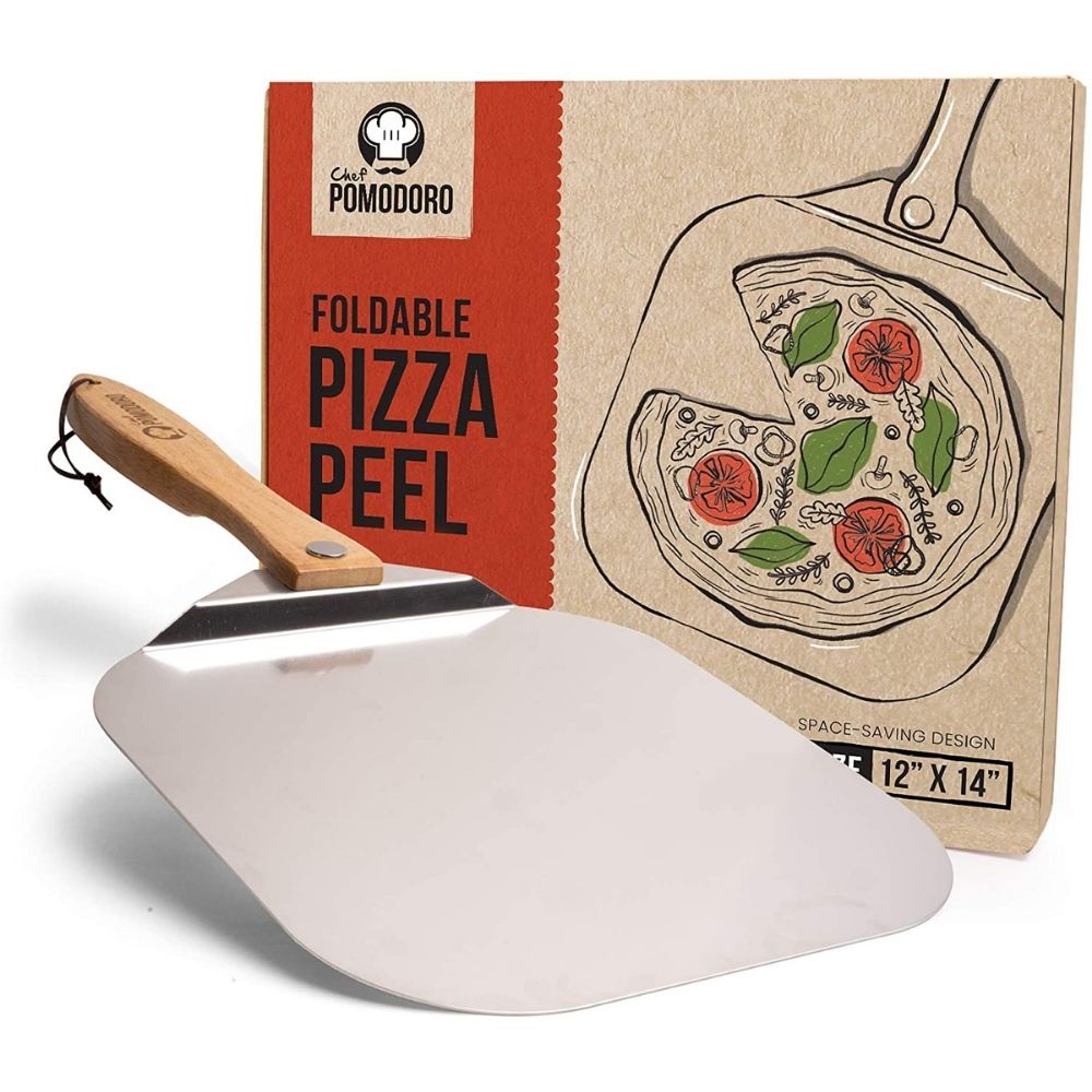 Chef Pomodoro Aluminum Metal Pizza Peel