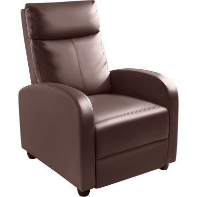 The Best Recliners for Back Pain Option: Homall PU Leather Massage Recliner Chair