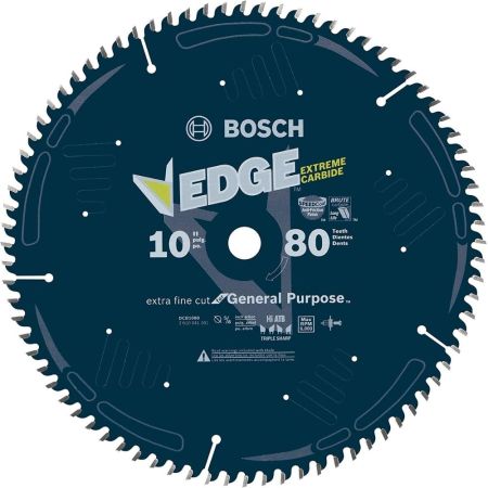 Bosch DCB1080 Daredevil 10-Inch 80-Tooth Saw Blade
