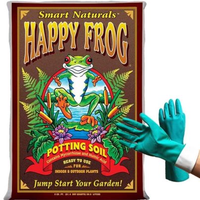 The Best Soil For Growing Vegetables Option: Fox Farm Happy Frog Organic Indoor Potting Soil Mix