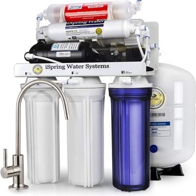 iSpring RCC7P-AK 6-Stage Reverse Osmosis System on a white background
