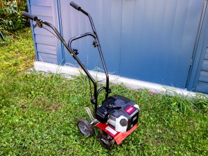 Toro 10-inch 2-cycle Cultivator gas-powered mini tiller/cultivator.