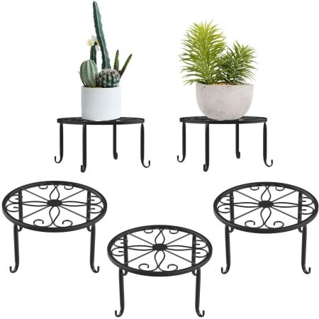 Lewondr Potted Plant Stand, 3 Pack