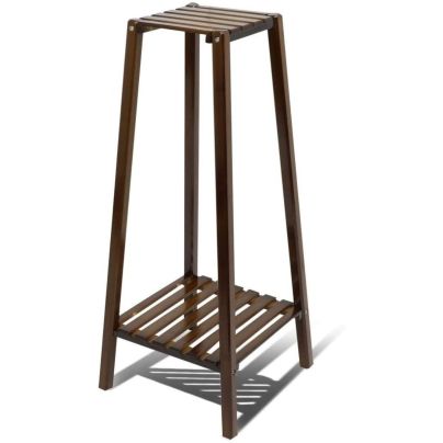 The Best Indoor Plant Stands Option: Magshion Bamboo Tall Plant Stand Pot Holder