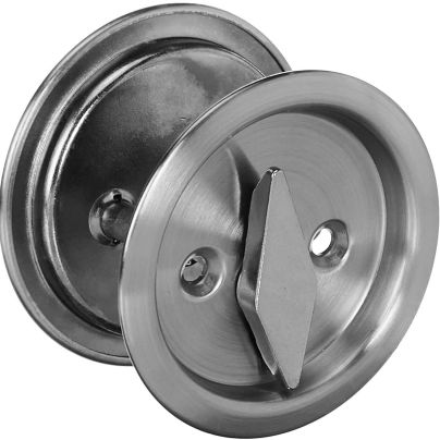 The Best Pocket Door Lock Option: Kwikset 335 Round Bed/Bath Pocket Door Lock