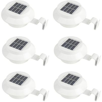 The Best Solar Gutter Lights Option: iSunMoon 6 Pack Gutter Solar Lights