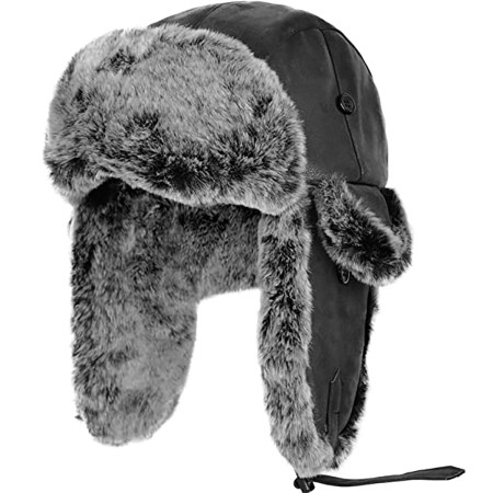 Janeyu0026Rubbins Unisex Winter Knit Trapper Aviator Hat