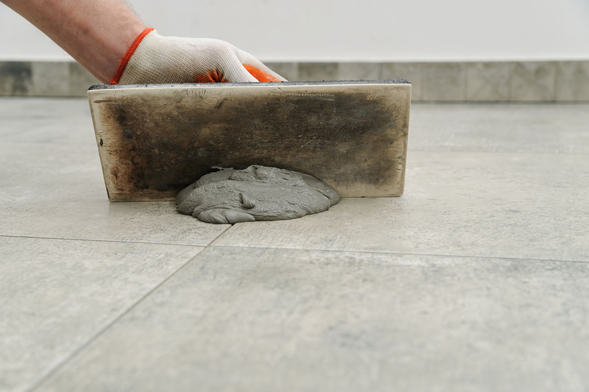 Applying the Grout