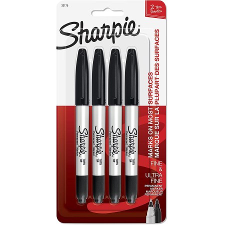 Sharpie Twin Tip Permanent Markers Fine u0026 Ultra-Fine