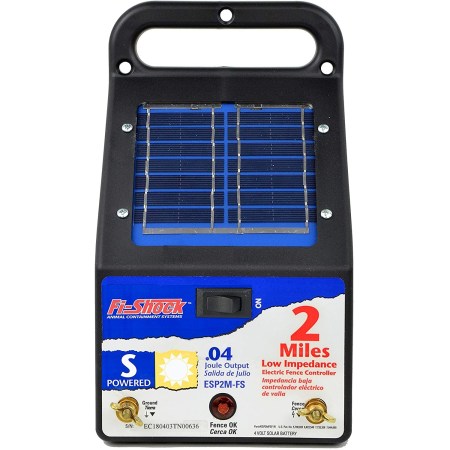Fi-Shock ESP2M-FS 2-Mile Solar-Powered Fence Charger