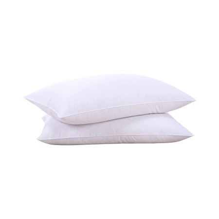 puredown Natural Goose Down Feather White Pillow