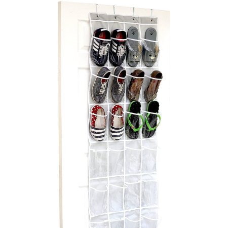  Best Over The Door Shoe Rack Option: Simple Houseware Clear Over-the-Door Organizer