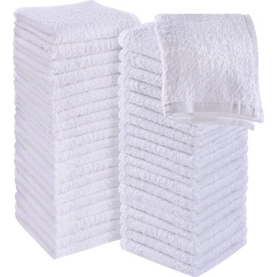 The Best Washcloths Option: Utopia Towels Cotton White Washcloths Set