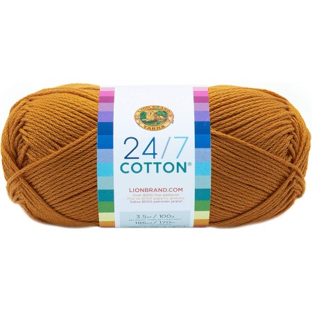  Lion Brand Yarn 761-158 24-7 Cotton Yarn