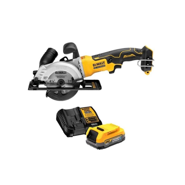 The Best Compact Circular Saw Option DeWalt Atomic 20V MAX 4½Inch Circular Saw Kit