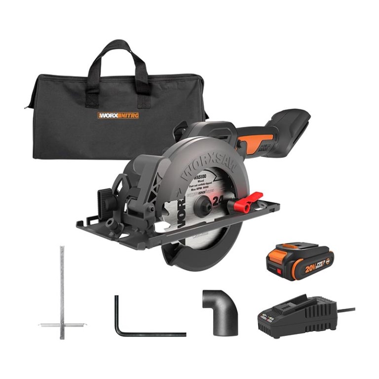 The Best Compact Circular Saw Option Worx Nitro 20V Worxsaw 4½-Inch Circular Saw