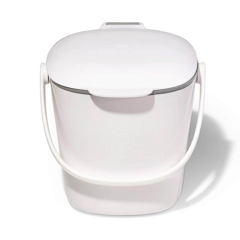 The Best Countertop Compost Bin Option: Oxo Easy-Clean Compost Bin