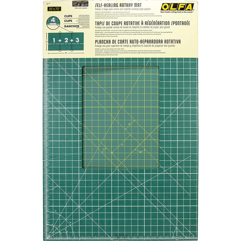  The Best Cutting Mat Option: Olfa Continuous Grid 35-by-70-Inch Rotary Mat Set