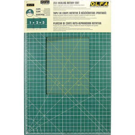 Olfa Continuous Grid 35-by-70-Inch Rotary Mat Set