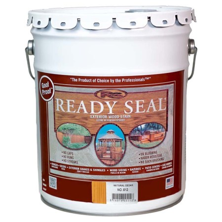 Ready Seal 512 5-Gallon Pail Natural Cedar Stain