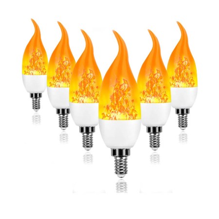 Artistic Home Dormily LED Flame Effect Light Bulbs