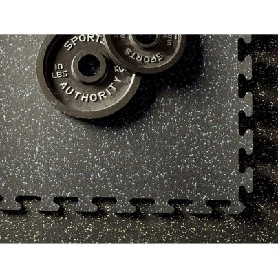 The Best Gym Flooring Option: American Floor Mats Fit-Lock 3/8" Rubber Flooring