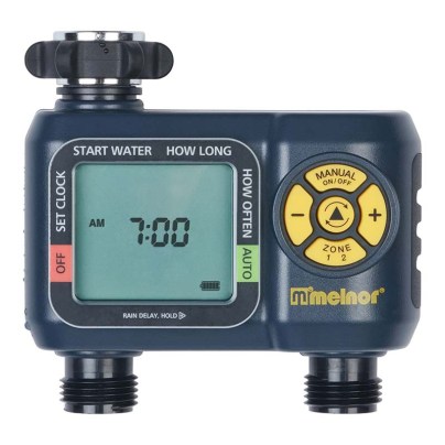 The Best Hose Timer Option: Melnor AquaTimer 2-Zone Digital Water Timer