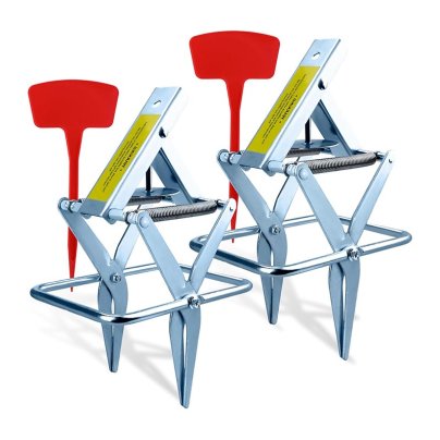 The Best Mole Trap Option Polaflex Galvanized Steel Scissor Mole Trap