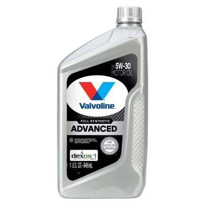 The Best Oils for Snow Blower Option: Valvoline Advanced Full Synthetic SAE 5W-30 Motor Oil