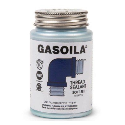 The Best Pipe Thread Sealant Option: Gasoila - SS16 Soft-Set Pipe Thread Sealant with PTFE