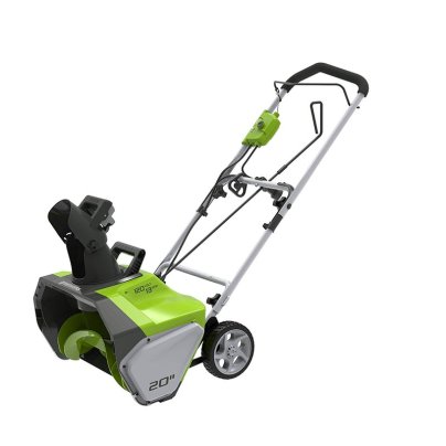 The Best Single-Stage Snow Blower Option: Greenworks 13-Amp 20-Inch Corded Snow Thrower
