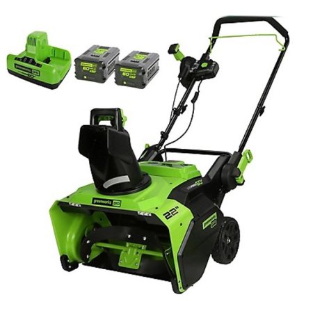  The Best Single-Stage Snow Blower Option: Greenworks 60V 22-Inch Single-Stage Snow Blower