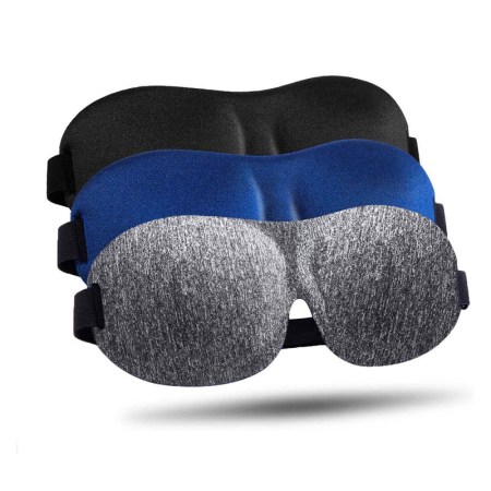 LKY Digital Sleep Mask 3 Pack, Upgraded 3D Contoured
