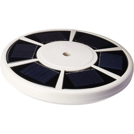  The Sunnytech Solar Flagpole Light on a white background.