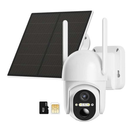  Ebitcam 4G LTE Cellular Security Camera o a white background