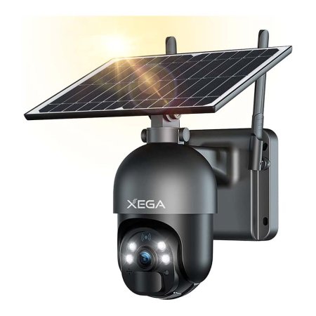  Xega 4G LTE Cellular Security Camera on a white background