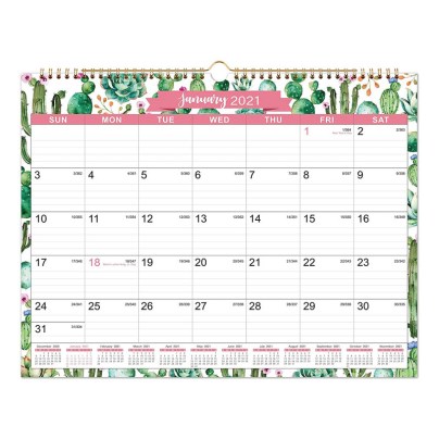 The Best Wall Calendar Option: Maalbok 2021 Calendar - 12 Months Wall Calendar