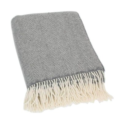 The Best Wool Blankets Option: Biddy Murphy Cashmere Merino Wool Blend Throw Blanket