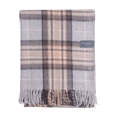 The Best Wool Blankets Option: The Tartan Blanket Co. Recycled Wool Knee Blanket