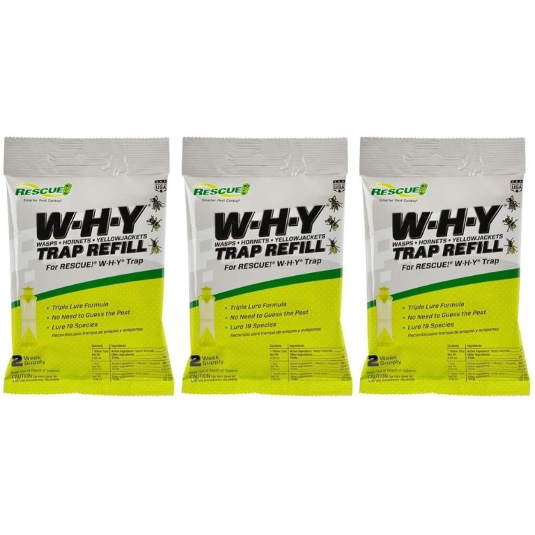  The Best Carpenter Bee Trap Option: Rescue! Non-Toxic W-H-Y Trap Attractant Refill