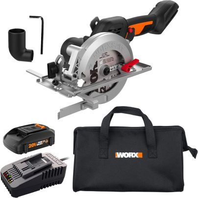 The Best Compact Circular Saw Option: Worx Nitro 20V Worxsaw 4½-Inch Compact Circular Saw