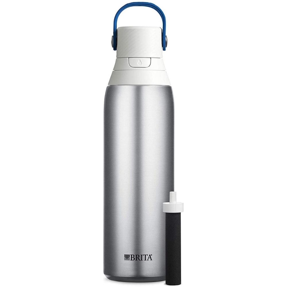 Brita Stainless Steel 20 Ounce Water Filter Bottle