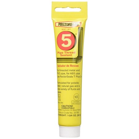  The Best Pipe Thread Sealant Option: Rectorseal 25790 1-3/4-Ounce Tube No.5 Pipe Thread