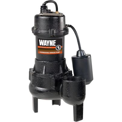 The Best Sewage Pump Option: Wayne RPP50 Cast Iron Sewage Pump