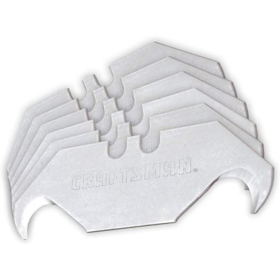 The Best Utility Knife Blades Option: CRAFTSMAN Utility Knife Blades, Hook, 50 Pack