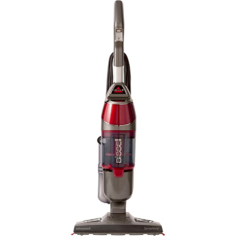  The Bissell Symphony All-in-One Vacuum and Steam Mop on a white background.