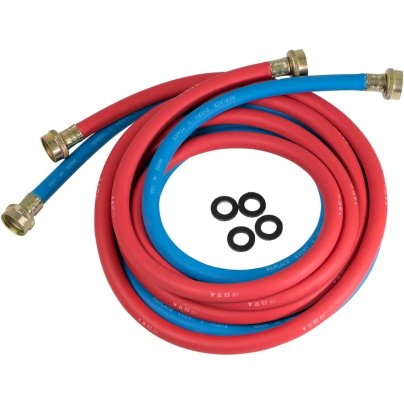 The Best Washing Machine Hoses Option: Highcraft Rubber Washing Machine Connector Hoses